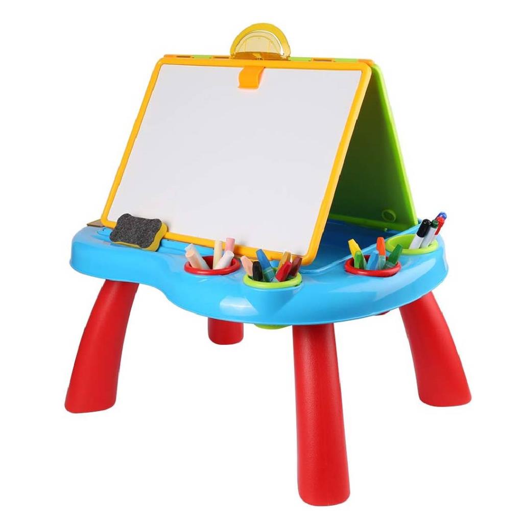 Kids 2-in-1 Drawing & Activity Table with Whiteboard